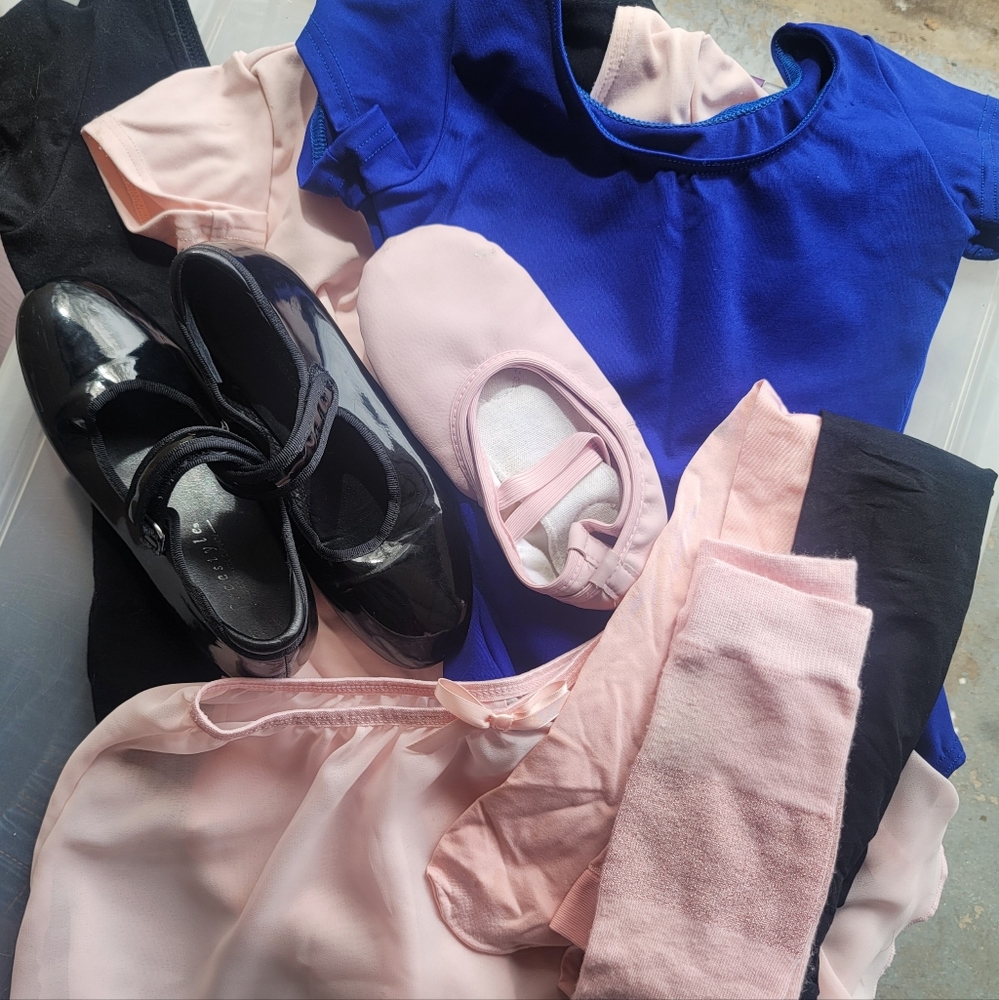 Leotards skirt tap ballet tights